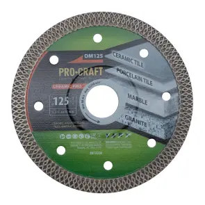 Алмазный диск Procraft DM125 125мм 22,23мм 1.6 мм №2