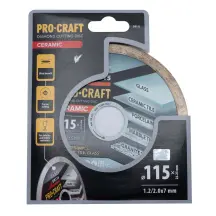Алмазный диск Procraft DR115 115мм 22,23мм 2.0 мм