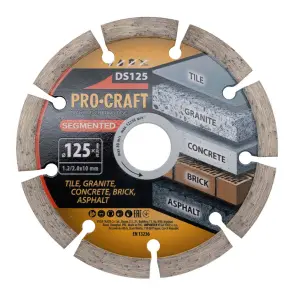 Алмазный диск Procraft DS125 125мм 22,23мм 2.0 мм №2