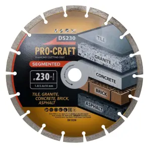 Алмазний диск Procraft DS230 230мм 22,23мм 2.6 мм №2