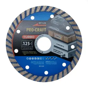Алмазный диск Procraft DT125 125мм 22,23мм 2.2 мм №2