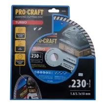 Алмазный диск Procraft DT230 230мм 22,23мм 3.1 мм