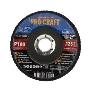 Диск лепестковый Procraft FZ125P100T29 UNIVERSAL №1
