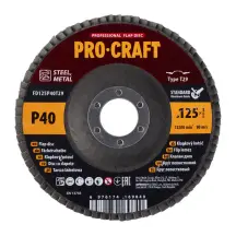 Диск лепестковый Procraft FD125P40T29 UNIVERSAL