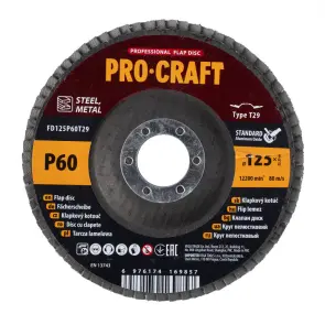 Диск пелюстковий Procraft FD125P60T29 UNIVERSAL №1