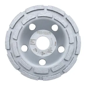 Шлифовальная алмазная чашка Procraft WR125 125мм 22.23 №1