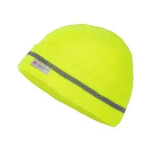 Шапка в'язана NEON THINSULATE, яскраво жовта №1