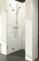 BSD2- 1070x1950 L Transparent хром Душові двері