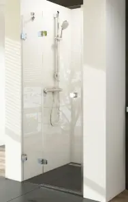 BSD2- 1070x1950 L Transparent хром Душові двері №1