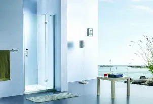K100DC Душові двері KVADRO 1000х1950 мм Chrome Clear №2