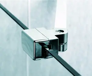 K100DC Душові двері KVADRO 1000х1950 мм Chrome Clear №5