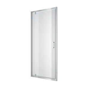 Душові двері відкривні, одноелементні Line Pro 900 мм, chrome, скло 6мм clear №1