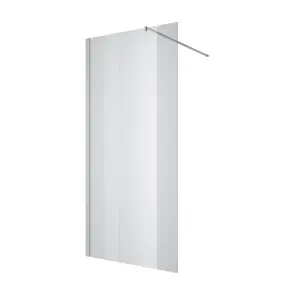 Нерухома стінка Walk-IN 1000х2000мм chrome, скло 8мм clear №1