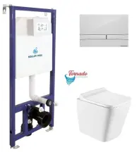 Інсталяція Koller Pool Dune 1200SL + Integro Cosmo White панель змиву + підвісний унітаз Trend Tornado 3,0 купити в Києві