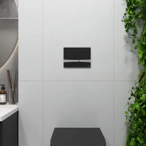 Інсталяція Koller Pool Dune 1200SL + Іntegro Cosmo Black / Chrome панель змиву + підвісний унітаз Round Smart з сидінням Soft-close ( змив Tornado 3,0 ) №7
