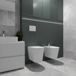 Інсталяція Koller Pool Dune 1200SL + Orion Cosmo White панель змиву + підвісний унітаз Round Smart з сидінням Soft-close ( змив Tornado 3,0 ) №7