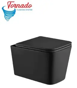 Інсталяція Koller Pool Dune 1200SL + Neon Chrome matt панель змиву + підвісний унітаз KVADRO Black matt з сидінням Soft-close (змив Торнадо) №4