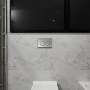 Інсталяція KollerPool AQUA LINE + TWIST Chrome панель змиву + підвісний унітаз ROUND з сидінням Soft-close ( змив Tornado ) №7