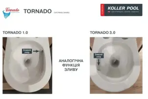 Інсталяція KollerPool AQUA LINE + TWIST Black панель змиву + підвісний унітаз ROUND з сидінням Soft-close ( змив Tornado ) №12