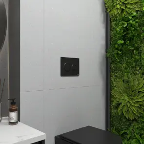 Інсталяція Koller Pool Dune 1200SL + AIR Black matt панель змиву + підвісний унітаз Kvadro з сидінням Soft-close ( змив Tornado ) №11