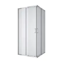 Душова кабіна розсувна, квадратна Line CUBE 900*900мм, хром, cкло 6мм прозоре купити в Києві