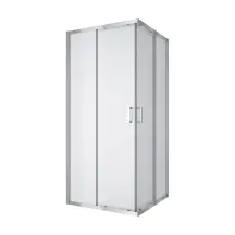Душова кабіна розсувна, квадратна Line CUBE 900*900мм, хром, cкло 6мм grape