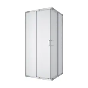 Душова кабіна розсувна, квадратна Line CUBE 900*900мм, хром, cкло 6мм grape №1