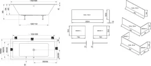 Ванна FORMY 01 SLIM 170 x 75 №3