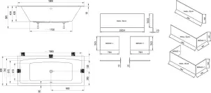Ванна FORMY 02 SLIM 180 x 80 №3