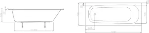 Ванна SEPTIMA 170х70 №4