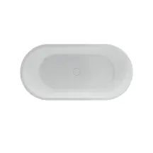 Ванна акрилова окремостояча суцільнолита PureLine 1600x800 White з сифоном в магазині TVOE