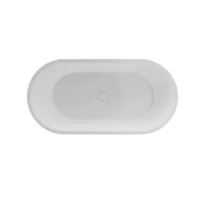 Ванна акрилова окремостояча суцільнолита PureLine 1600x800 White з сифоном №1