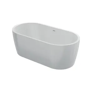 Ванна акрилова окремостояча суцільнолита PureLine 1600x800 White з сифоном №2