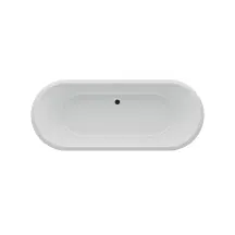 Ванна акрилова окремостояча суцільнолита Elara 1700x700 White з сифоном купити в Україні