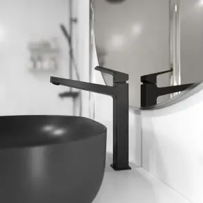 CUBE XL змішувач для умивальника, Black Matt №3