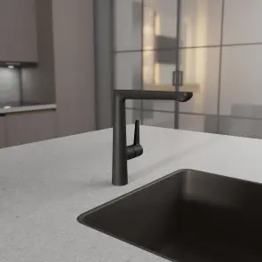 Dakota Kitchen змішувач для кухні, Black Matt №3