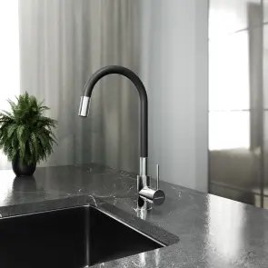 Kitchen Light Pro змішувач для кухні, chrome-black №2