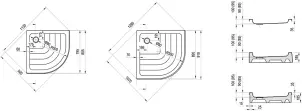 Піддон RONDA 80 LA-R №3