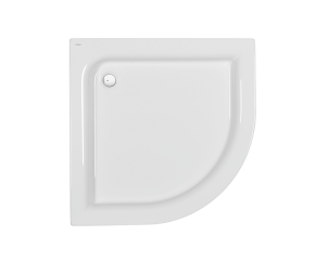 Standard Plus Піддон напівкруглий 80x80 см, глибина 9 см, випуск 52 мм, з інтегрованою панеллю №1