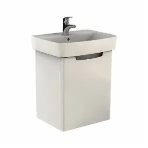 Rekord Шафка під умивальник 51,5x59,1x41,2 см, білий глянець №1