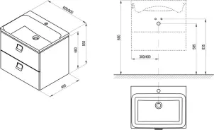SD- 800 Comfort Тумба Білий/Білий №5