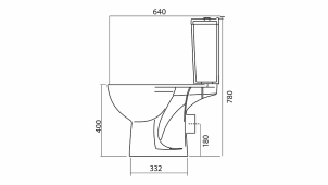 Freja Компакт підлоговий, горизонтальний, 3/6л, сидіння Duroplast Soft Close №4