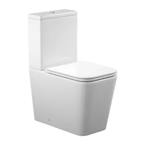 KVADRO SMART комплект : унітаз підлоговий з сидінням Soft-close + бачок (змив Торнадо) №1