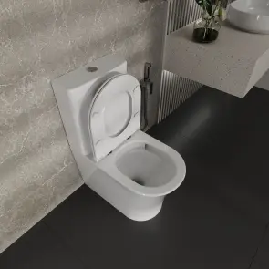 PURE комплект : унітаз підлоговий з сидінням Soft-close + бачок (змив Tornado) №6