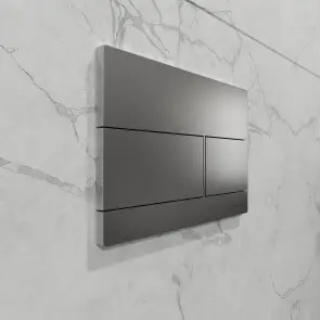 KVADRO M панель змиву polished aluminum №2