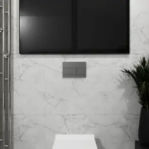 KVADRO M панель змиву polished aluminum №3