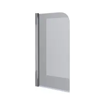 Шторка на ванну QP93(right) одноелементна 750х1400 chrome; clear