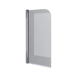 Шторка на ванну QP93(left) одноелементна 750х1400 chrome; clear №1