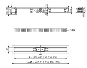 Водостічний жолоб G10-650 (Koller Pool) - APZ10-650M №2