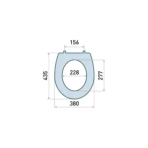 Oval S C5 сидіння для унітазу №3